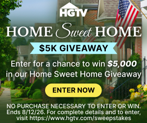 HGTVHome Sweet Home Giveaway