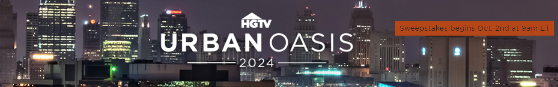 HGTV Urban Oasis 2024